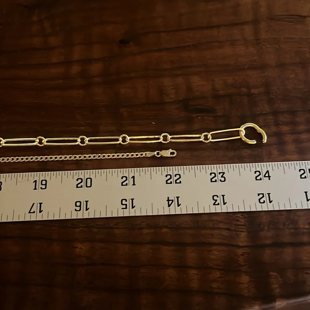 Two gold chain necklaces - Picture 4 of 4